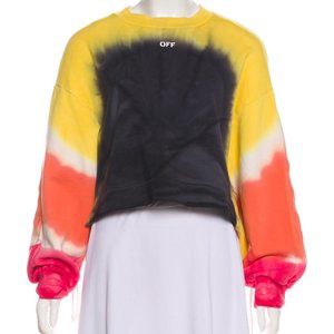 Off-White tie-dye crewneck sweatshirt